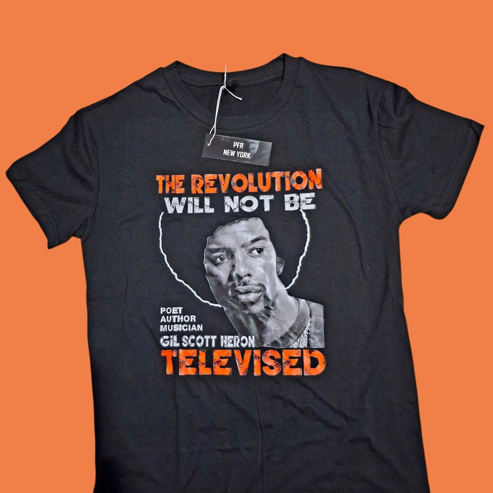 📚NEW! Poet - Gil Scott Heron t-shirt- '70's prophet📖 #GilScottHeron📖🍷🩷📻💜✔